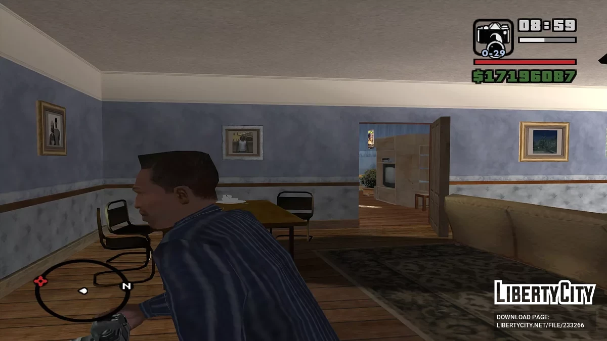 Открыты все тайные комнаты в домах / GTA San Andreas