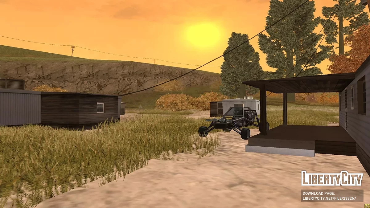 Техника около дома в Эйнджел-Пайн / GTA San Andreas