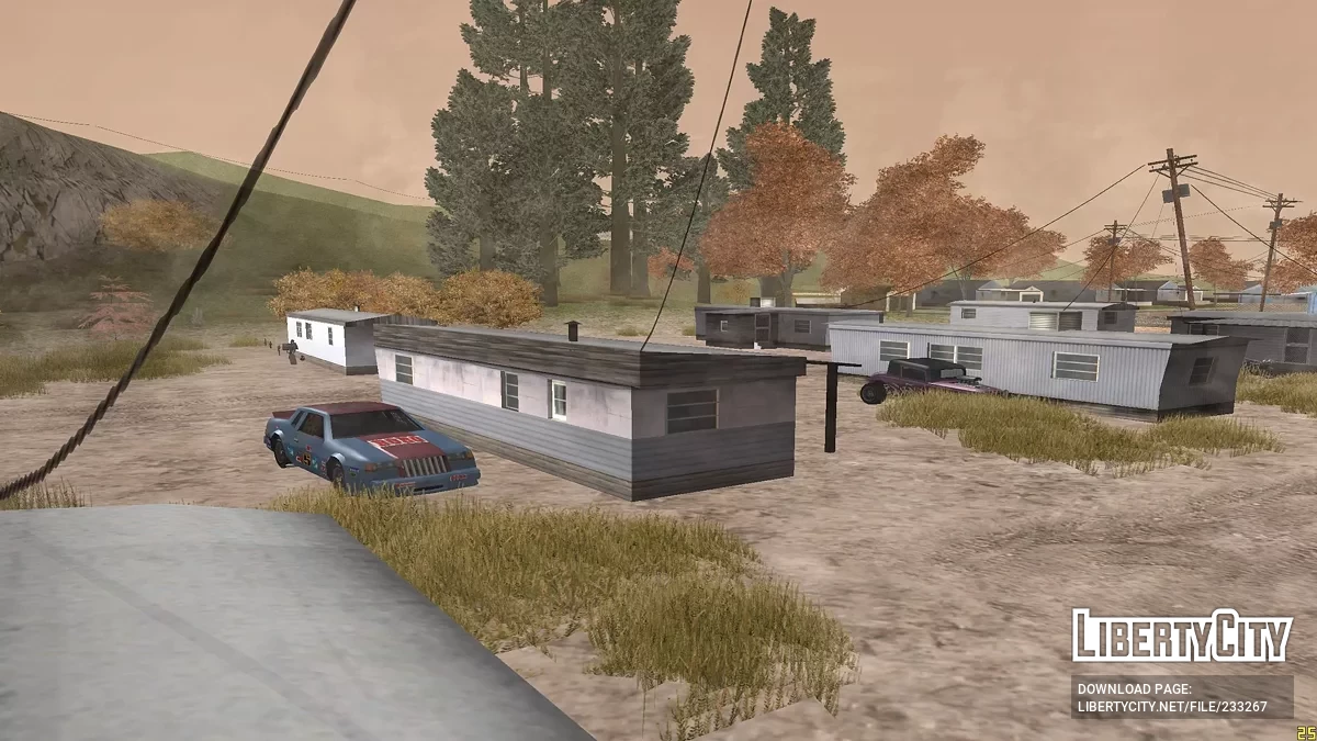 Техника около дома в Эйнджел-Пайн / GTA San Andreas