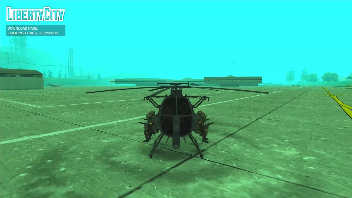 Военный пассажирский рейс MH6 / GTA San Andreas