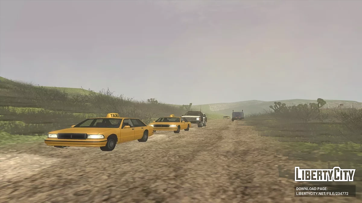 Больше трафика и пешеходов / GTA San Andreas