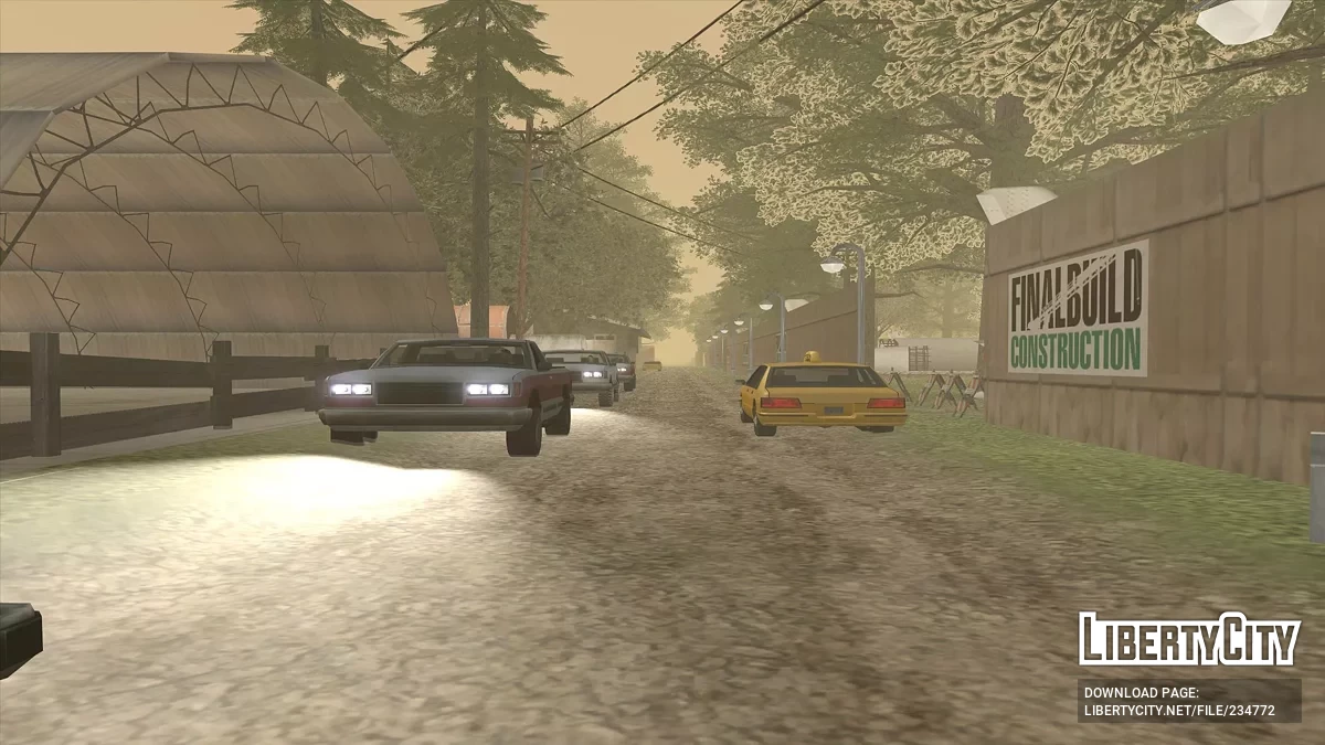 Больше трафика и пешеходов / GTA San Andreas