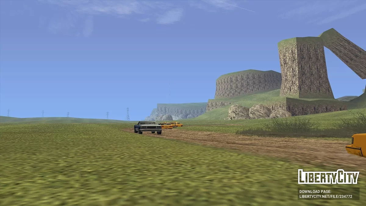 Больше трафика и пешеходов / GTA San Andreas