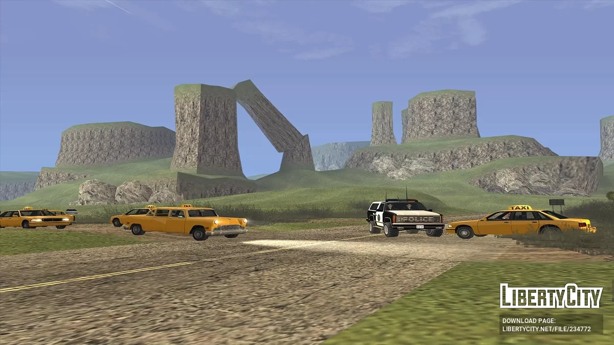 Больше трафика и пешеходов / GTA San Andreas