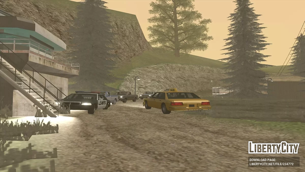 Больше трафика и пешеходов / GTA San Andreas