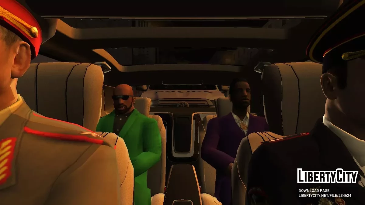 Кортеж президента Си-Джея / GTA San Andreas