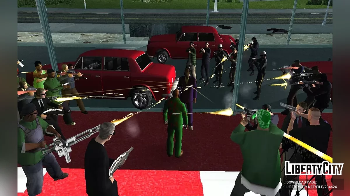 Кортеж президента Си-Джея / GTA San Andreas