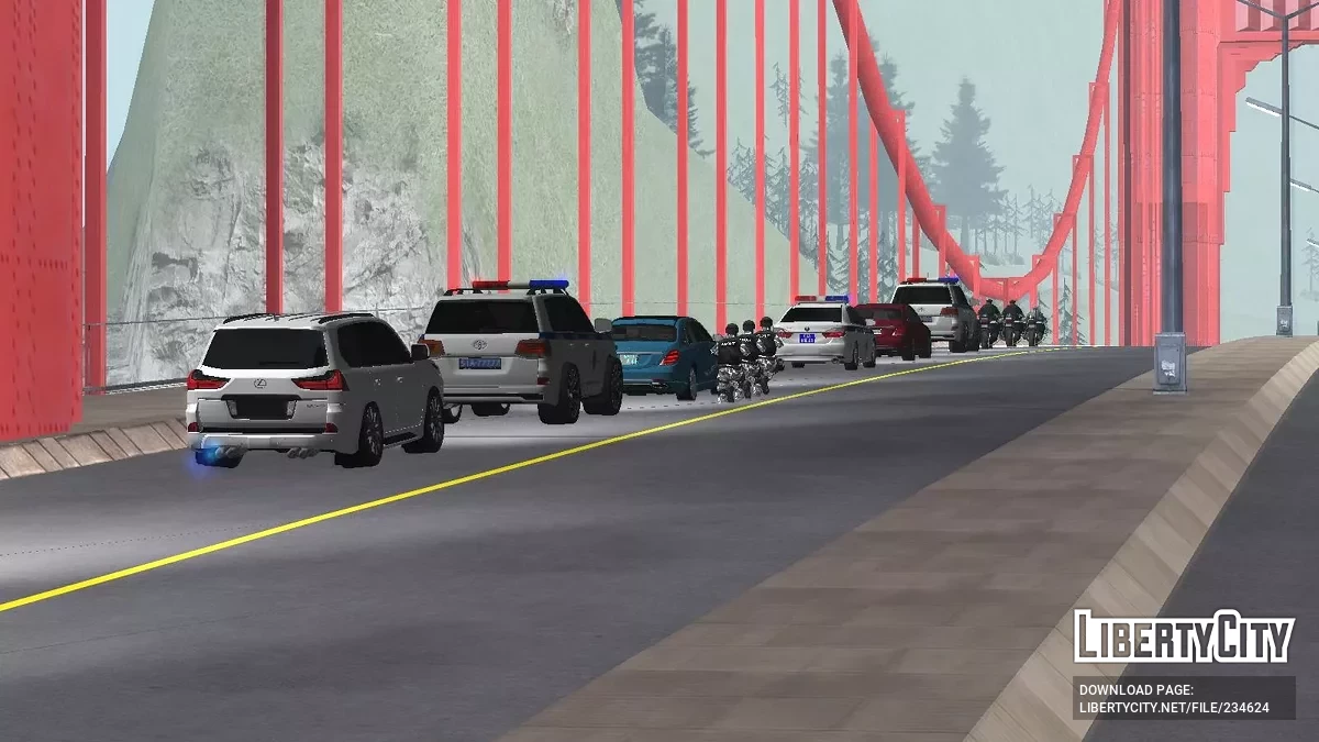 Кортеж президента Си-Джея / GTA San Andreas