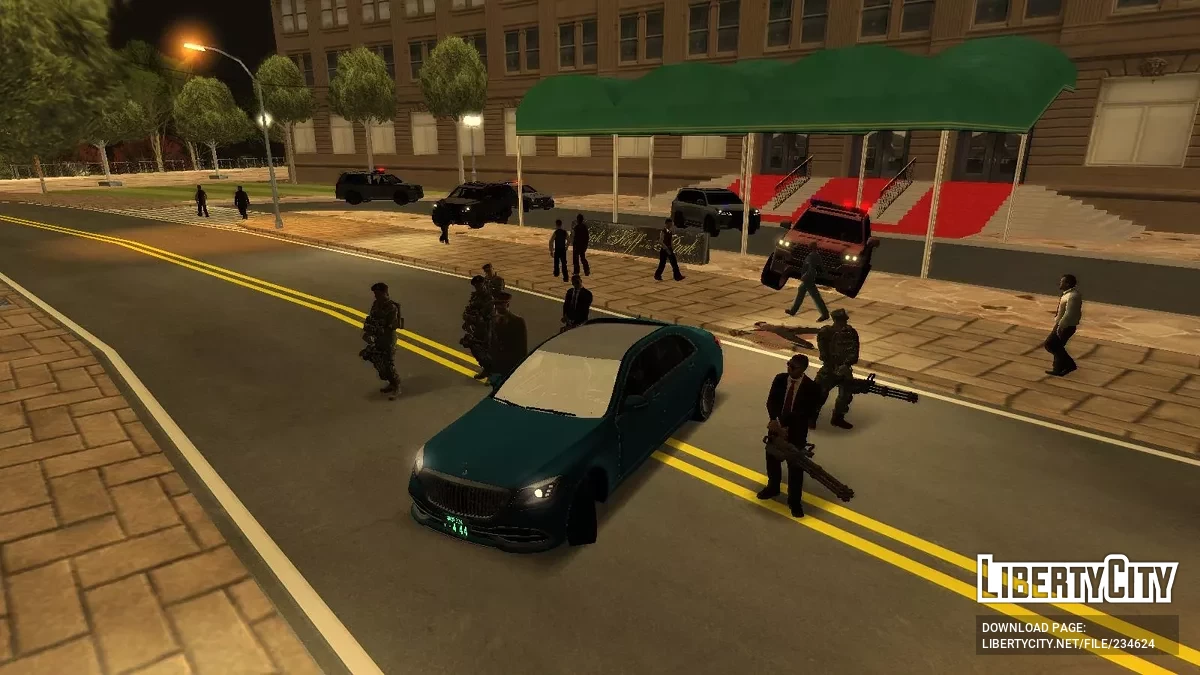 Кортеж президента Си-Джея / GTA San Andreas