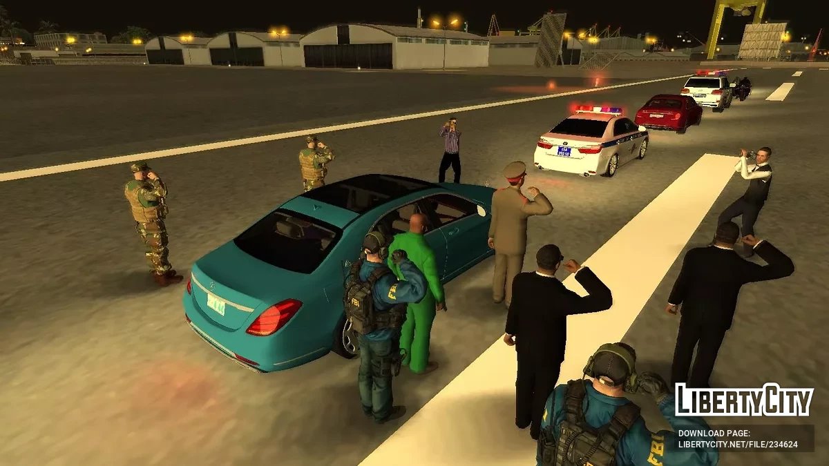 Кортеж президента Си-Джея / GTA San Andreas