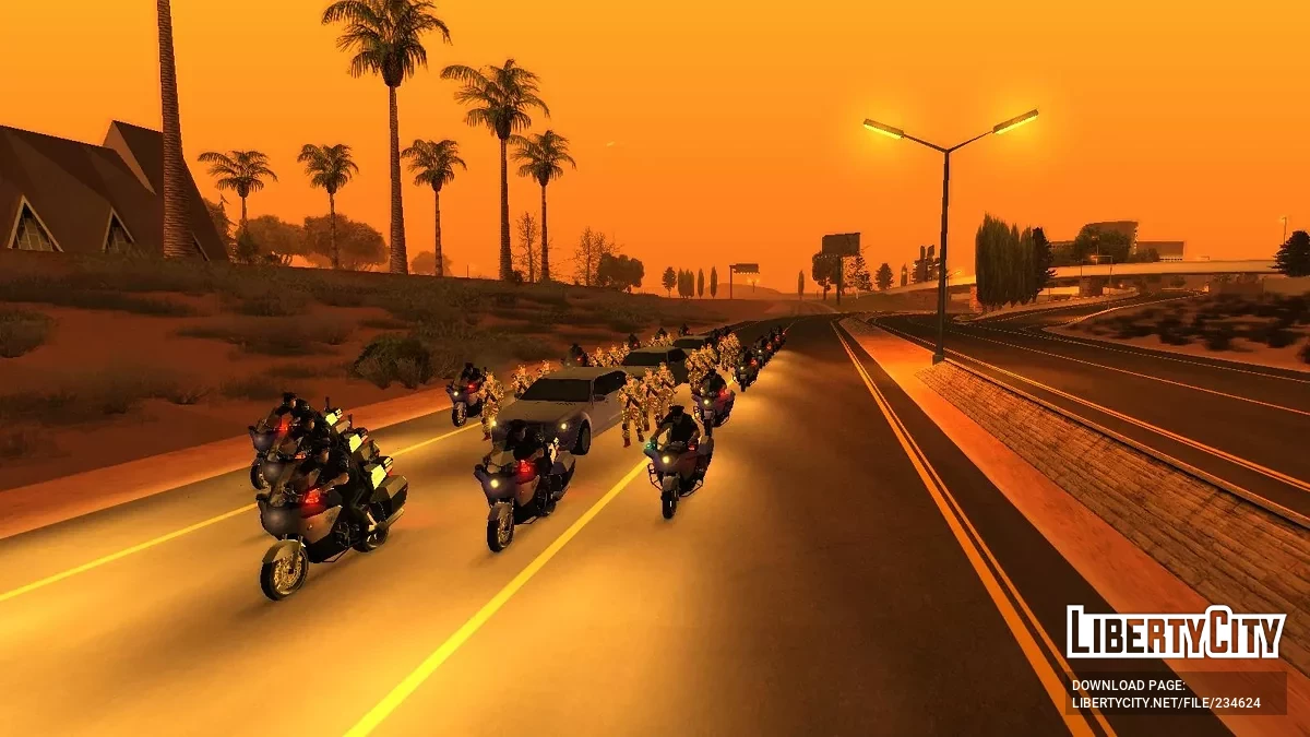 Кортеж президента Си-Джея / GTA San Andreas