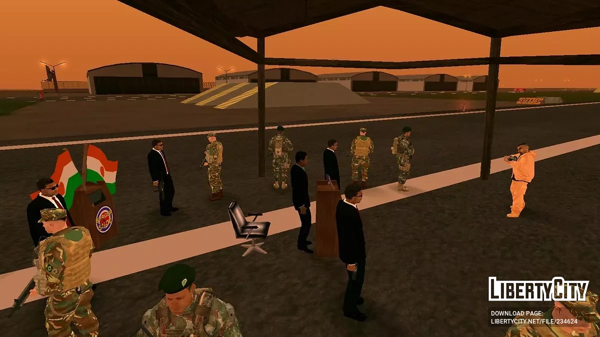 Кортеж президента Си-Джея / GTA San Andreas