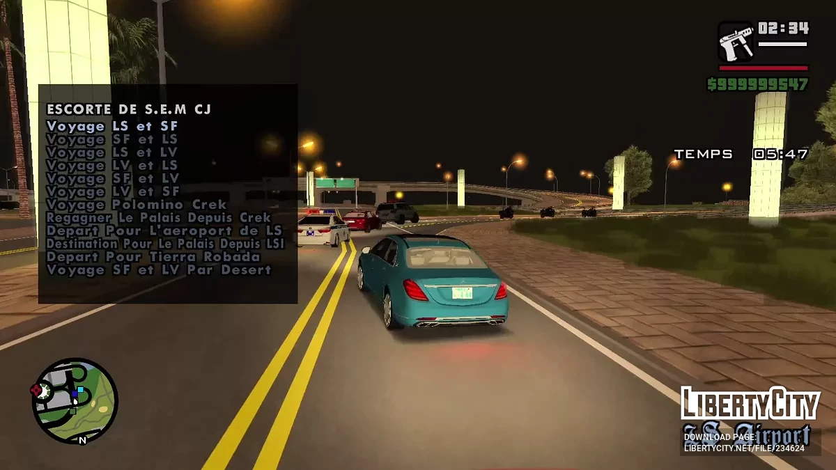 Кортеж президента Си-Джея / GTA San Andreas