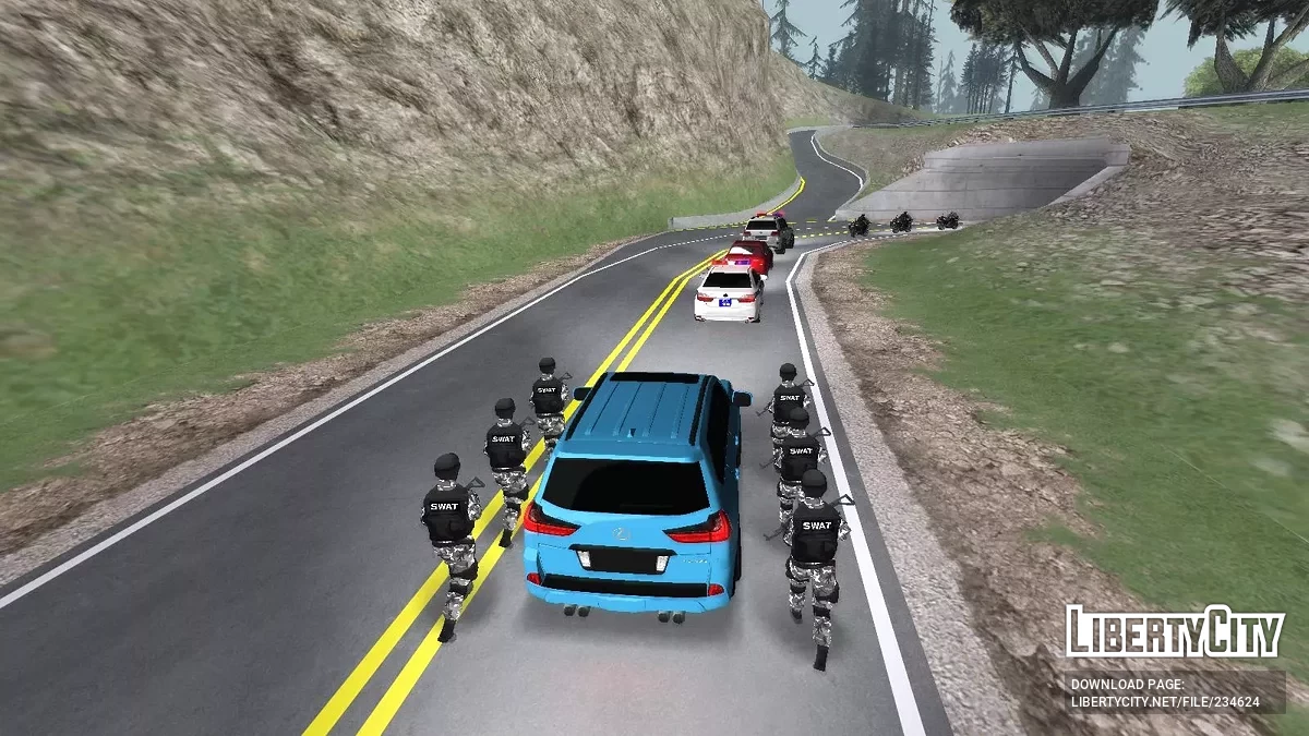 Кортеж президента Си-Джея / GTA San Andreas