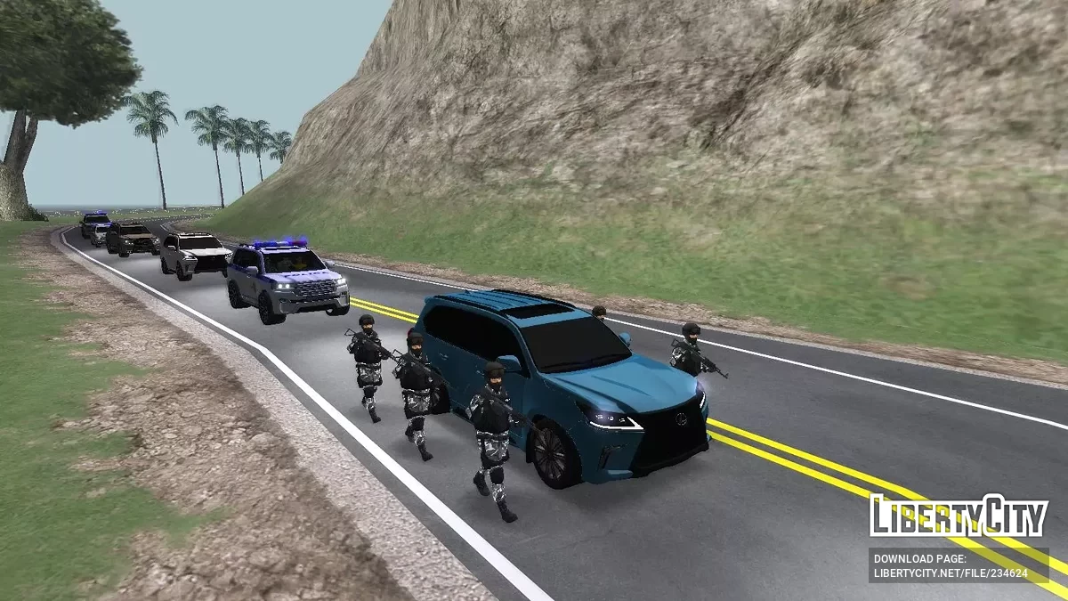 Кортеж президента Си-Джея / GTA San Andreas