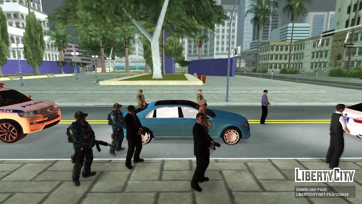 Кортеж президента Си-Джея / GTA San Andreas