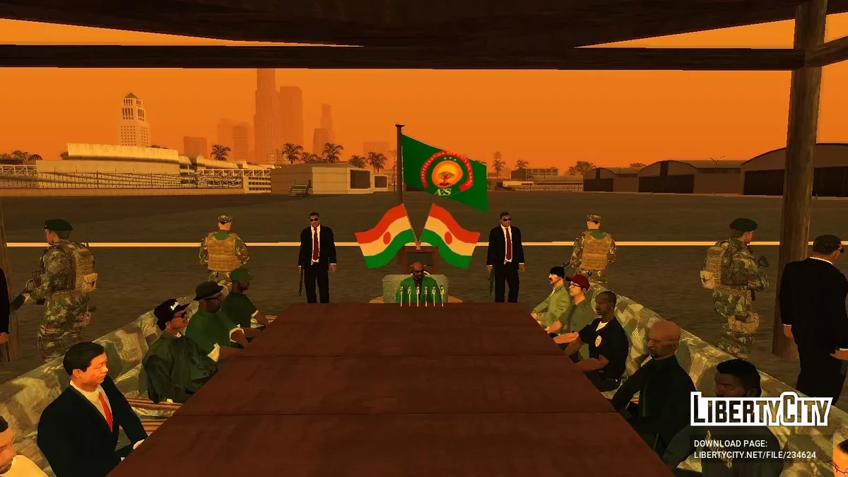 Кортеж президента Си-Джея / GTA San Andreas