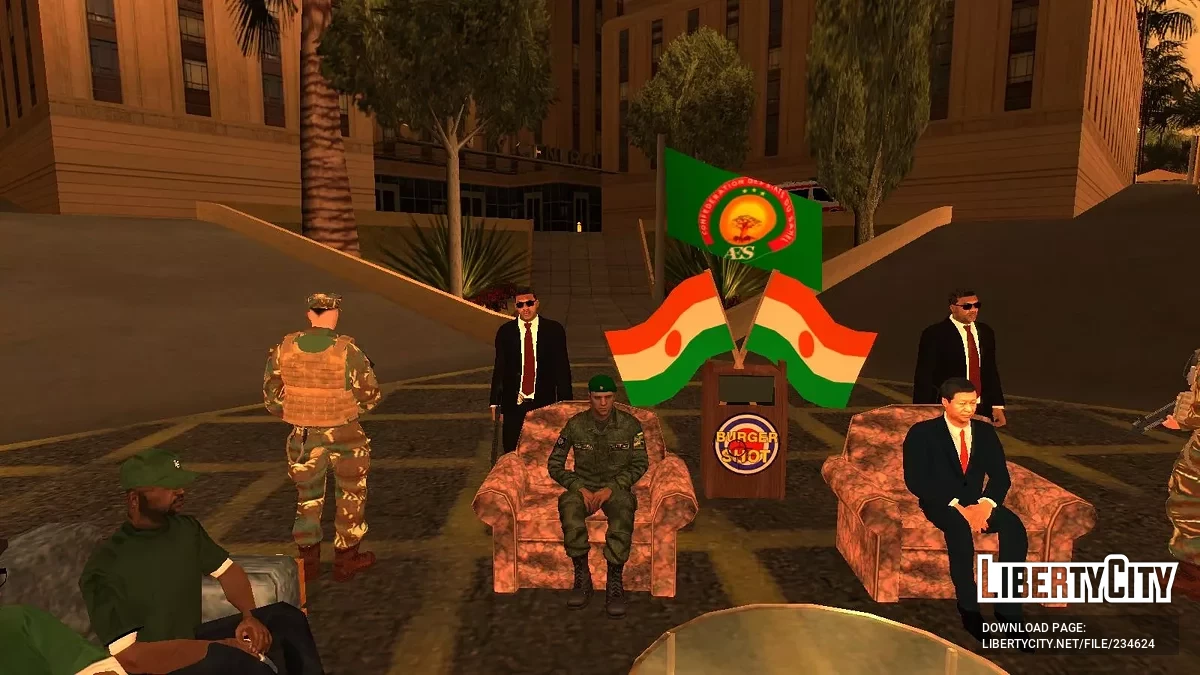 Кортеж президента Си-Джея / GTA San Andreas