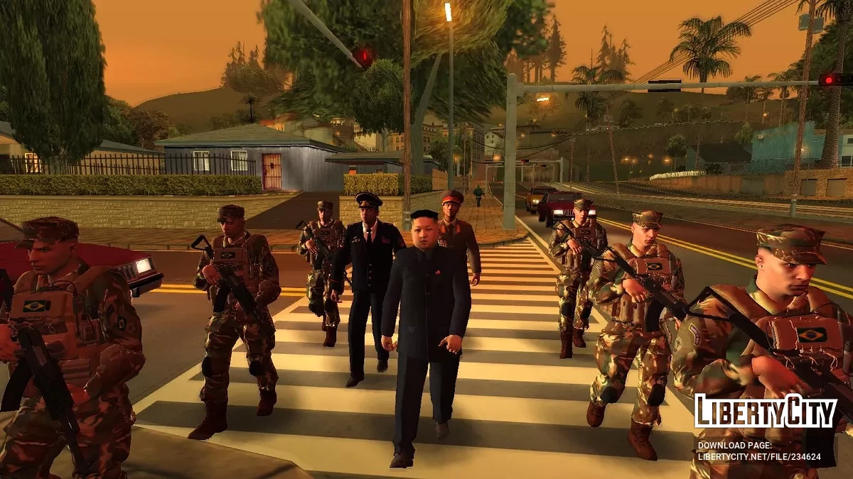 Кортеж президента Си-Джея / GTA San Andreas