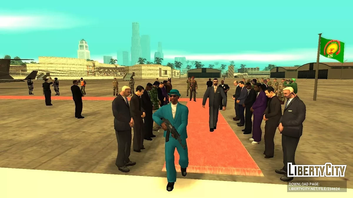 Кортеж президента Си-Джея / GTA San Andreas