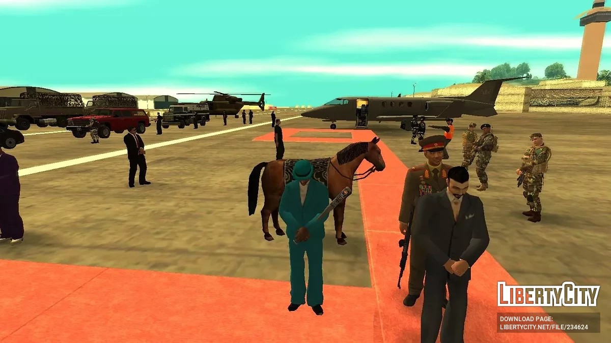 Кортеж президента Си-Джея / GTA San Andreas