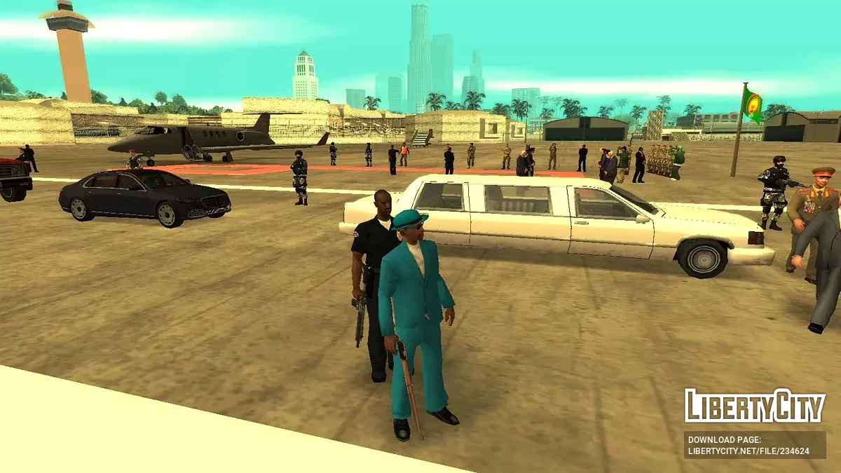 Кортеж президента Си-Джея / GTA San Andreas