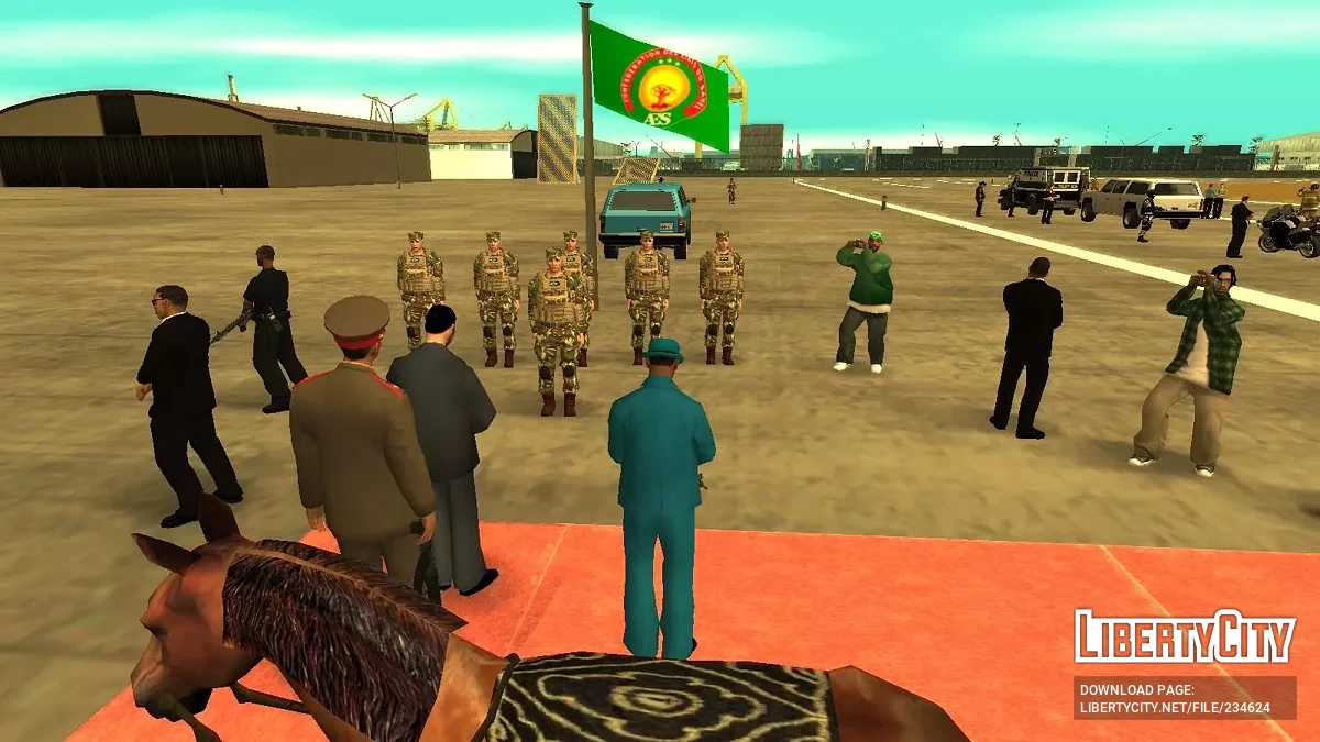 Кортеж президента Си-Джея / GTA San Andreas