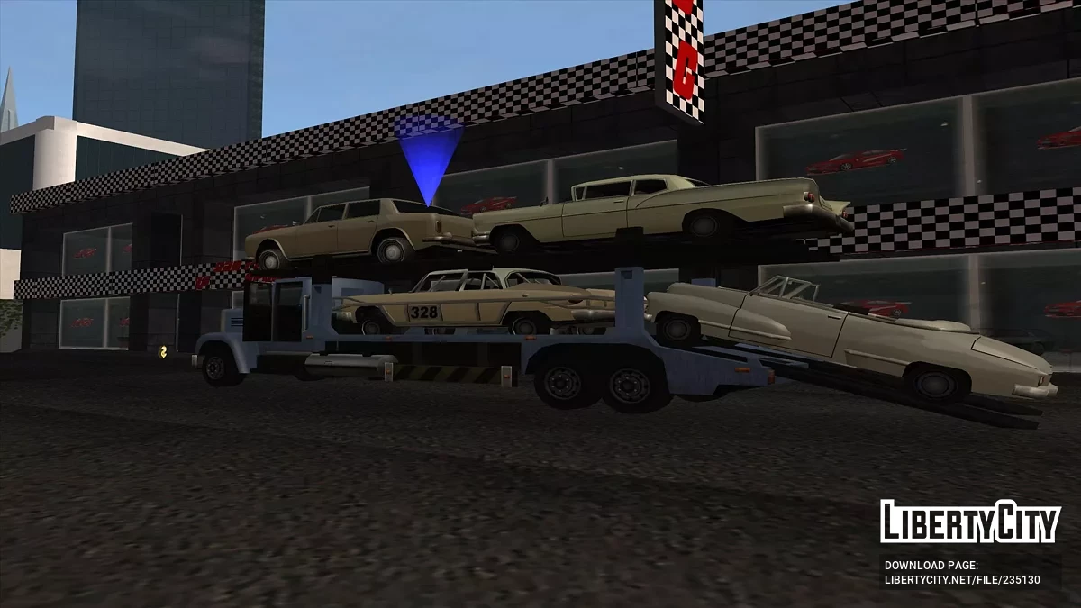 Работа на автовозе / GTA San Andreas