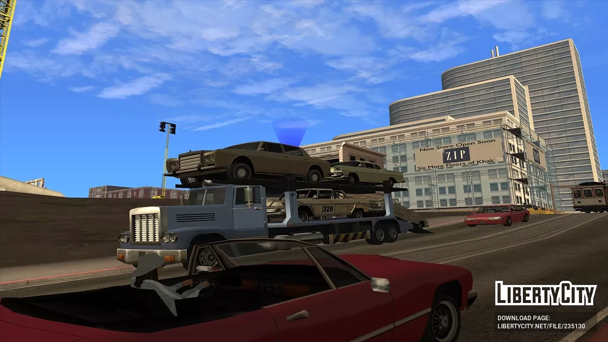 Работа на автовозе / GTA San Andreas