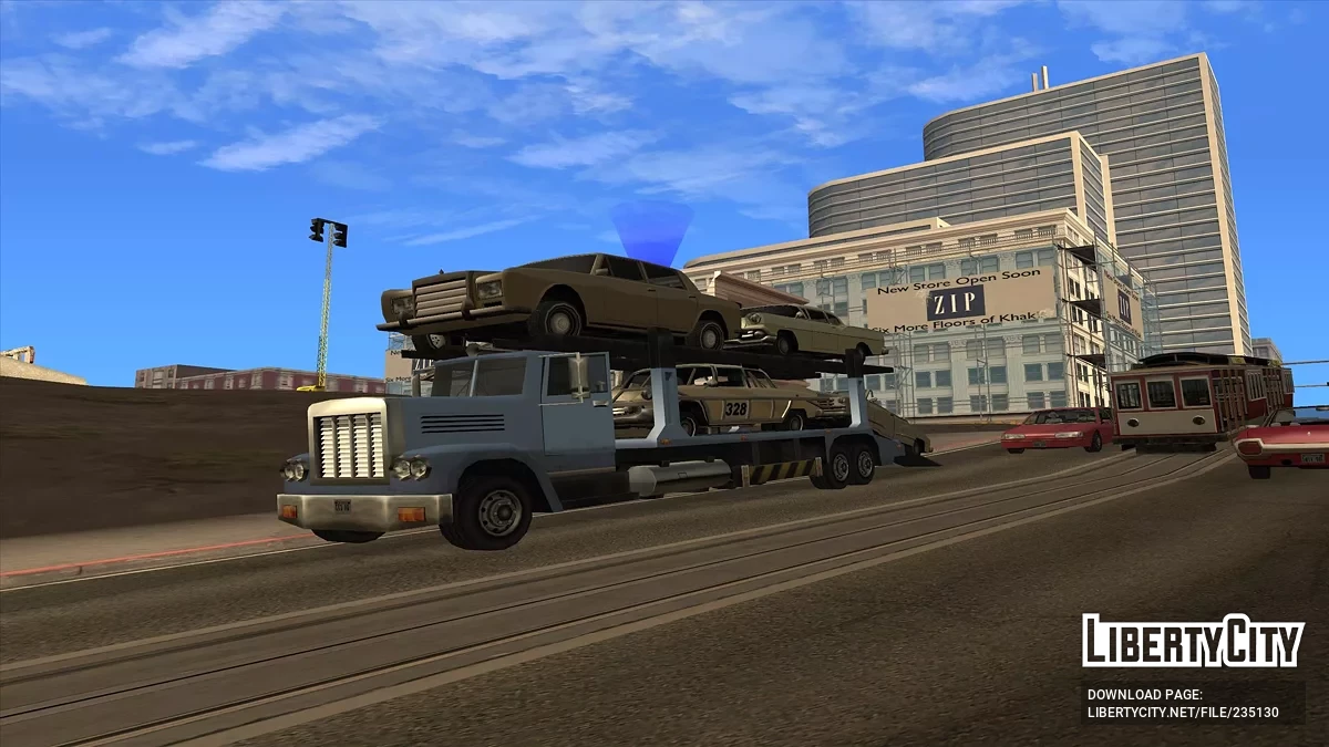 Работа на автовозе / GTA San Andreas