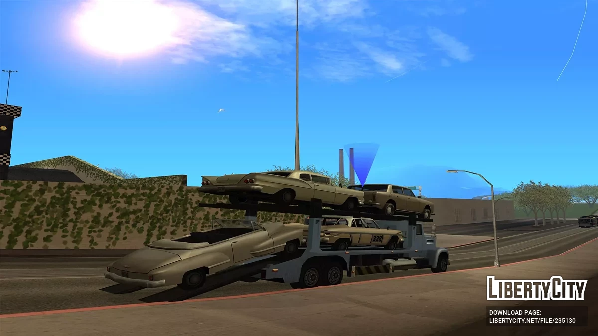 Работа на автовозе / GTA San Andreas