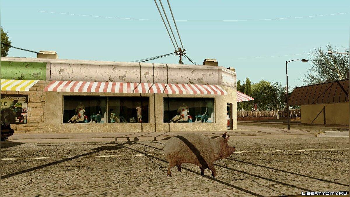 Возможность из GTA V играть за животных в GTA San Andreas для GTA San Andreas - Картинка #5
