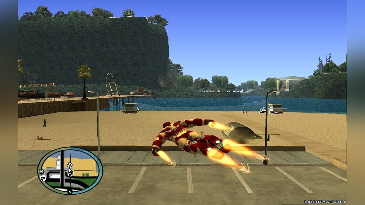 Iron Man Flight Mod v2 for GTA San Andreas - Картинка #1