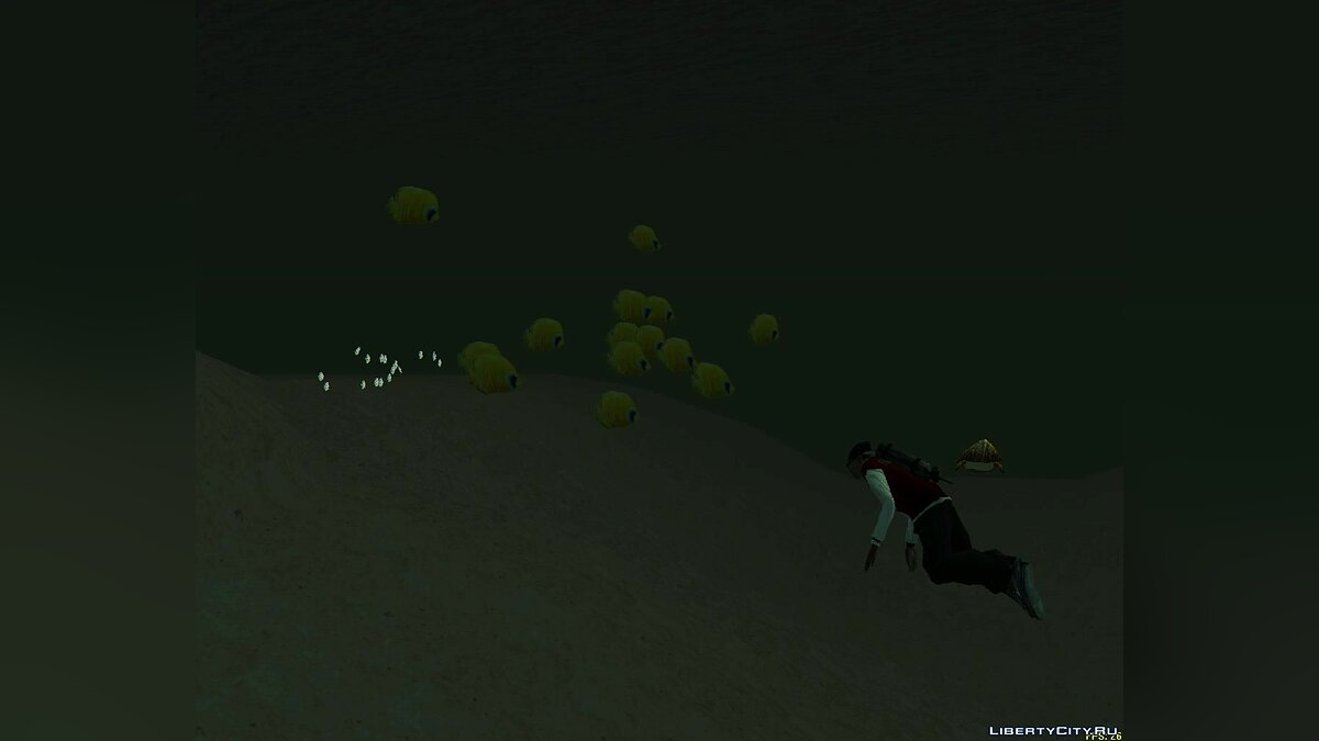 The Diving(Возможность заниматься дайвингом) v2 для GTA San Andreas - Картинка #3