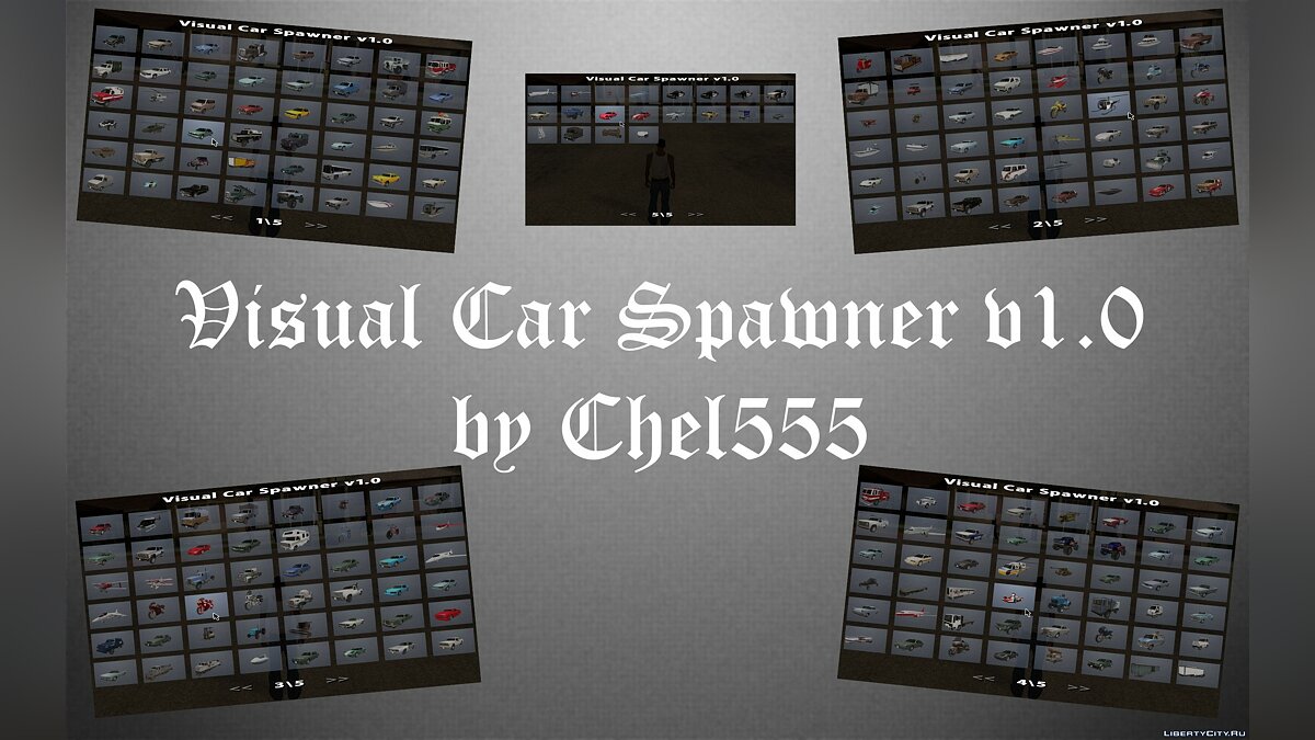 Visual Car Spawner v1.0 для GTA San Andreas - Картинка #1
