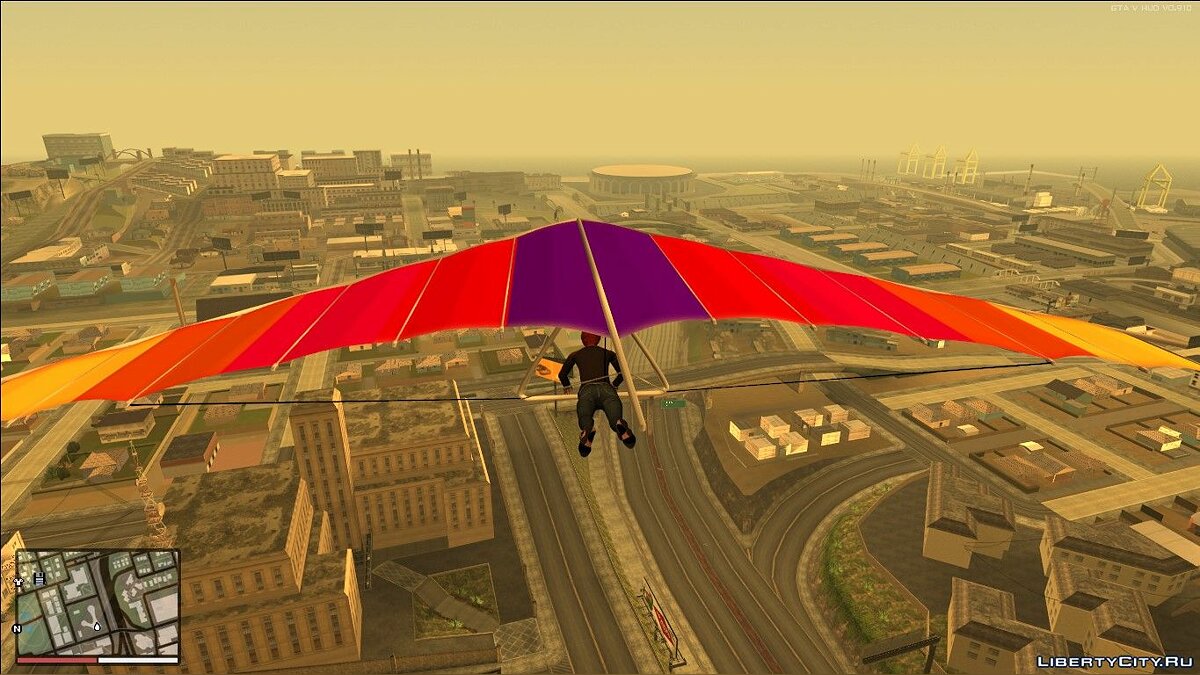 Hang Glider Mod - Дельтаплан для GTA San Andreas - Картинка #2