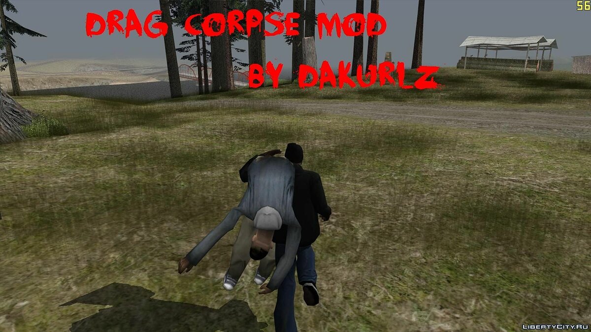 Таскать труп (drag corpse mod) для GTA San Andreas - Картинка #1