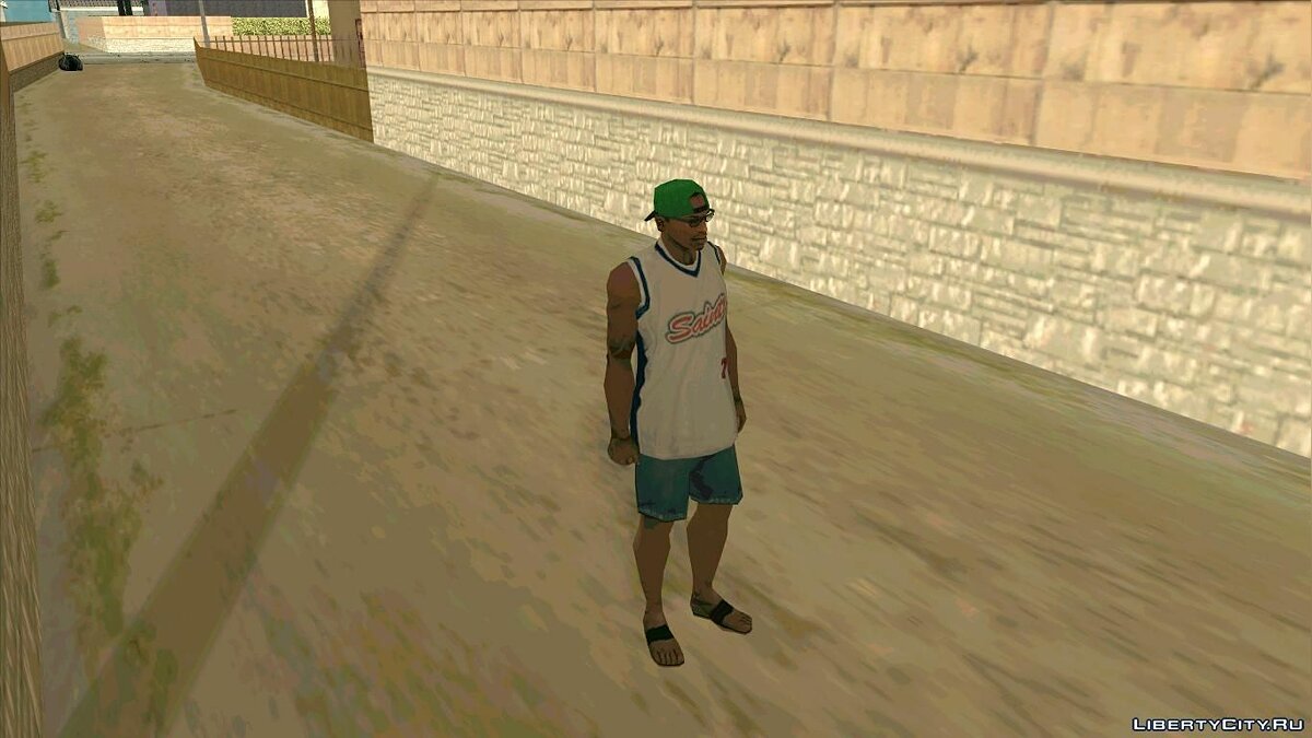 CJ одет по-летнему (для конкурса "Гамазавр") для GTA San Andreas - Картинка #3