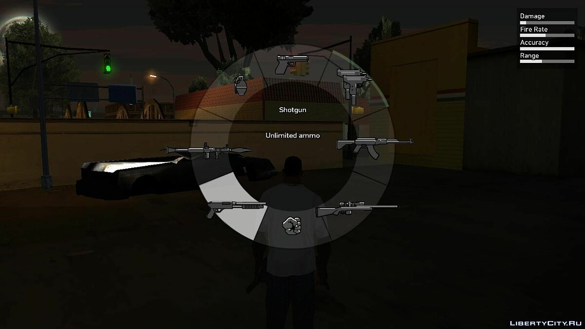 GTA V Weapon Scrolling для GTA San Andreas - Картинка #1