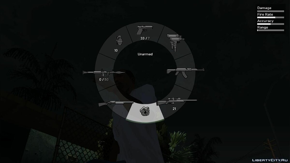 GTA V Weapon Scrolling для GTA San Andreas - Картинка #2