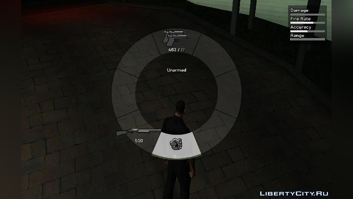 GTA V Weapon Scrolling для GTA San Andreas - Картинка #3