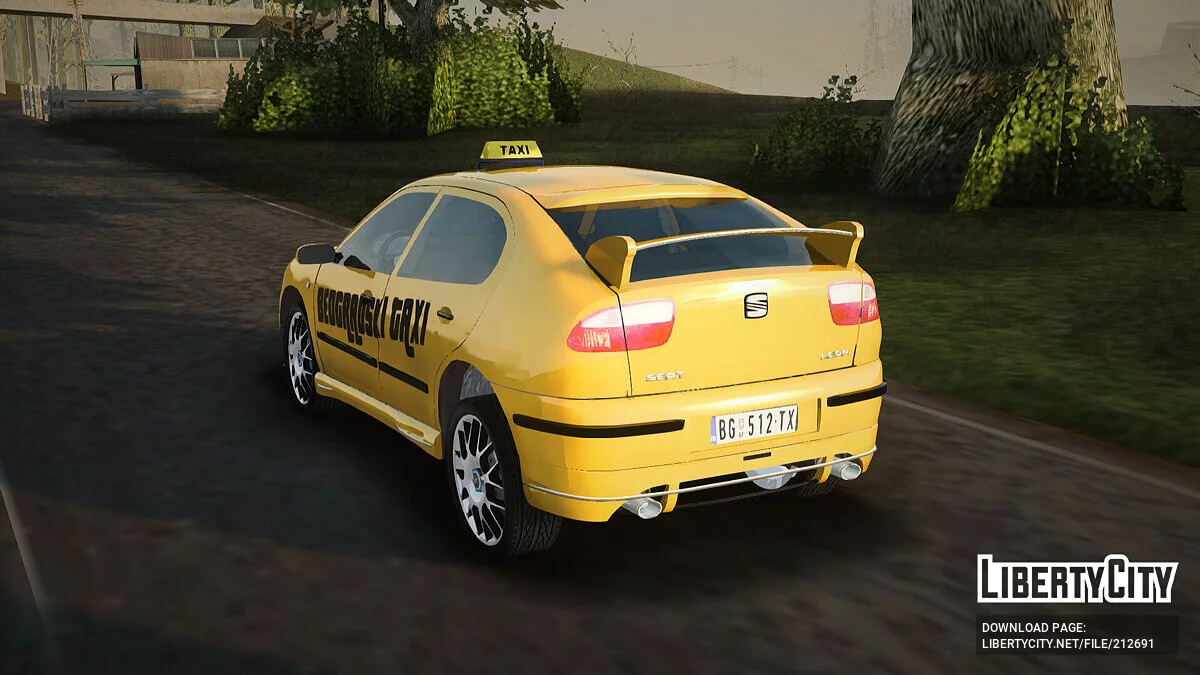Seat Leon Belgrade Taxi / GTA San Andreas