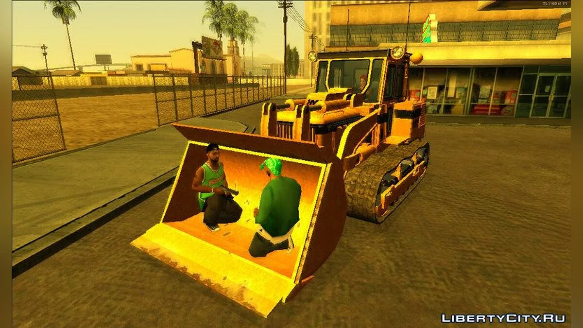 Бульдозер из GTA 5 / GTA San Andreas