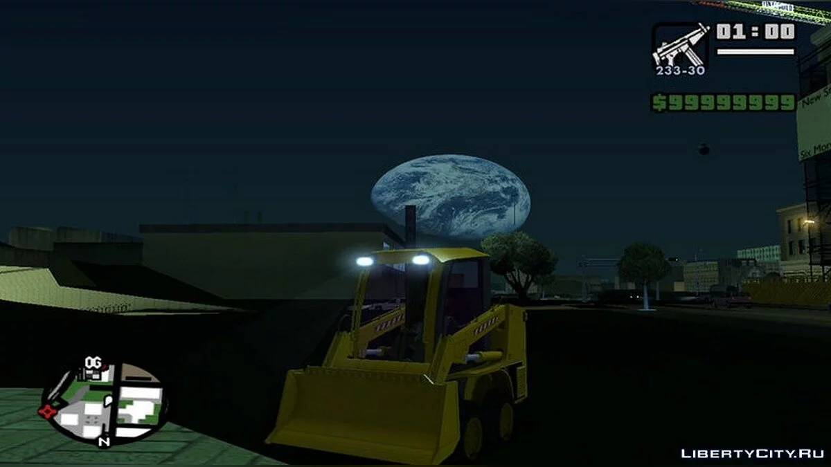 Экскаватор из игры Digger Simulator / GTA San Andreas