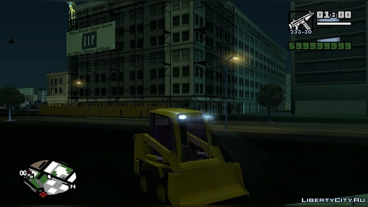 Экскаватор из игры Digger Simulator / GTA San Andreas