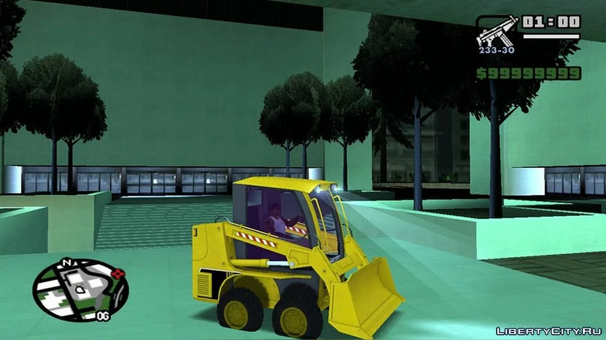 Экскаватор из игры Digger Simulator / GTA San Andreas