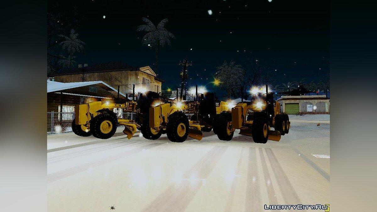 Скачать Caterpillar 140m3 Motograder для GTA San Andreas