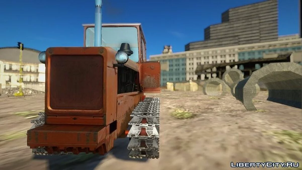 ДТ-75 "Почтальйон" + рабочие гусеницы / GTA San Andreas