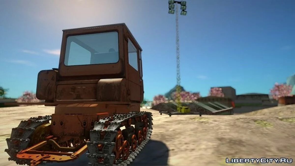 ДТ-75 "Почтальйон" + рабочие гусеницы / GTA San Andreas