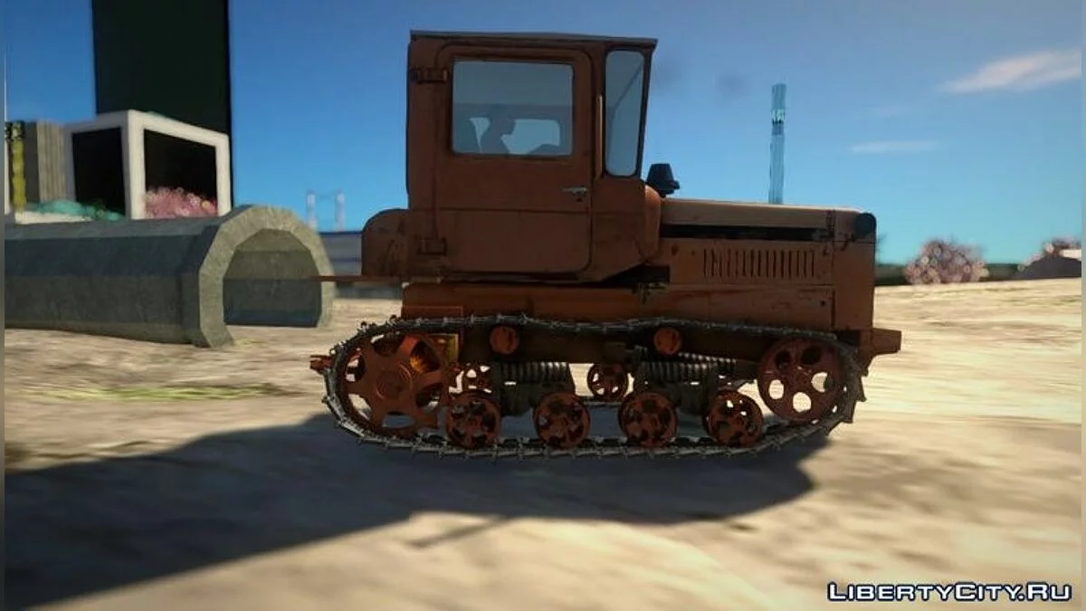 ДТ-75 "Почтальйон" + рабочие гусеницы / GTA San Andreas